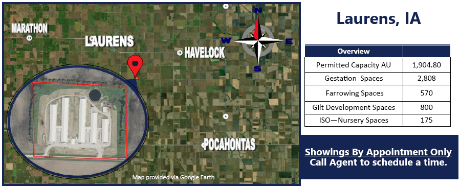Pocahontas County 3,200 Head Sow Farm Overview