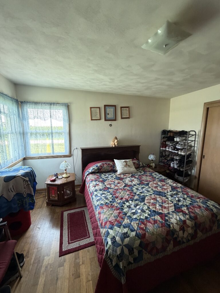 Third bedroom, McDonald Farm, 272 acres, Wapello County, Iowa