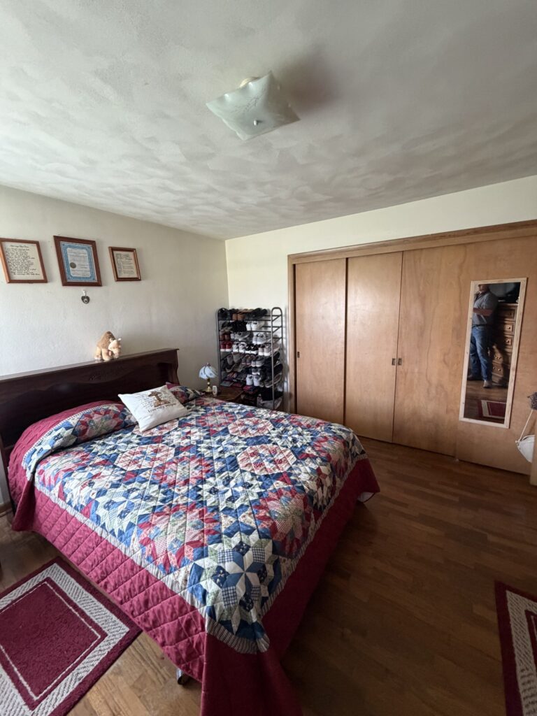 Bedroom second view, McDonald Farm, 272 acres, Wapello County, Iowa