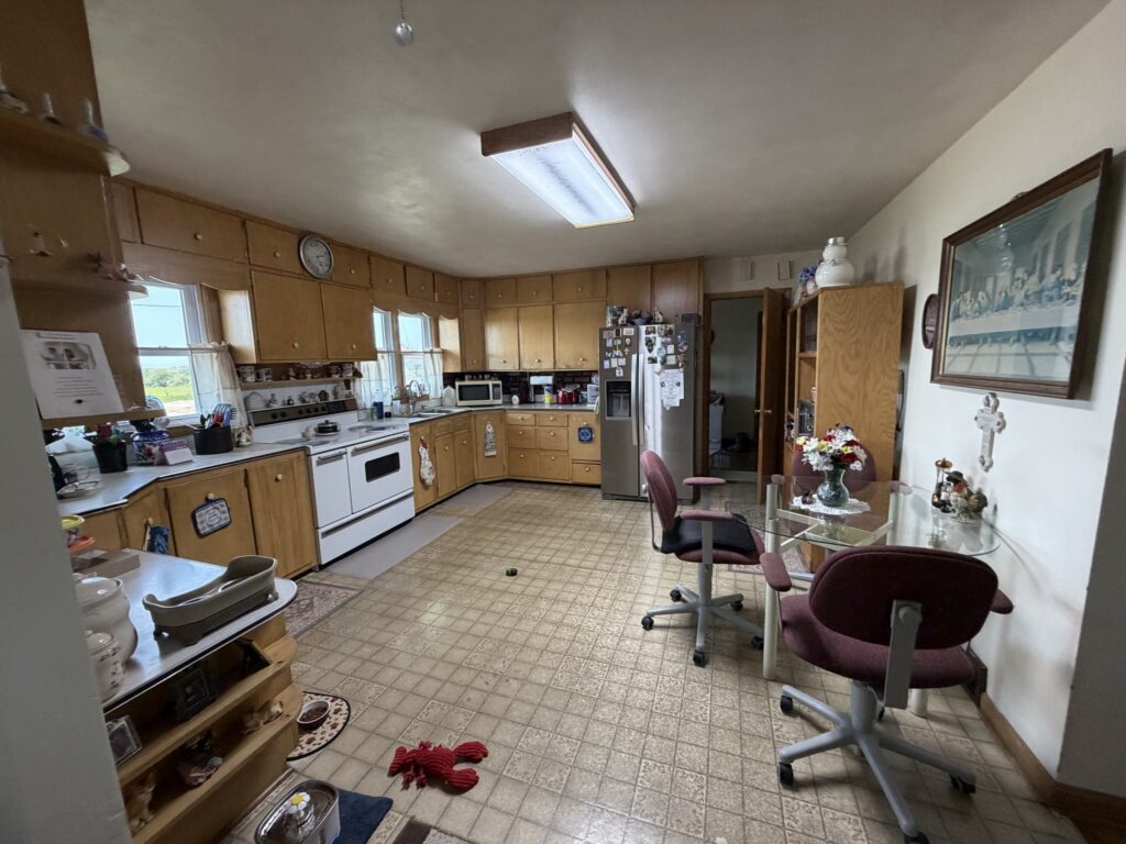 Kitchen third view, McDonald Farm, 272 acres, Wapello County, Iowa