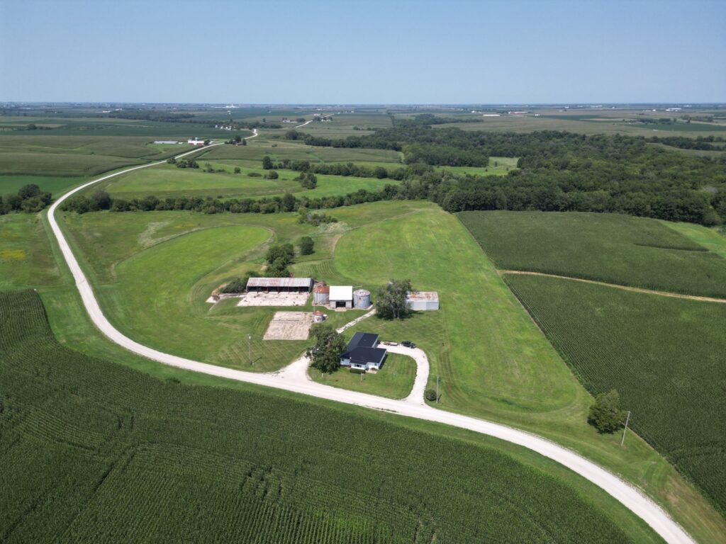 Building site and cropland, McDonald Farm, 272 acres, Wapello County, Iowa