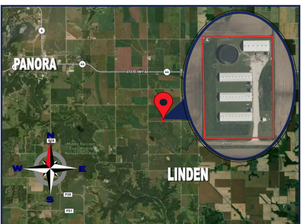 Guthrie County Location Map