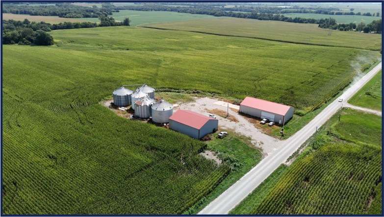 Building Site Aerial View Bin Site