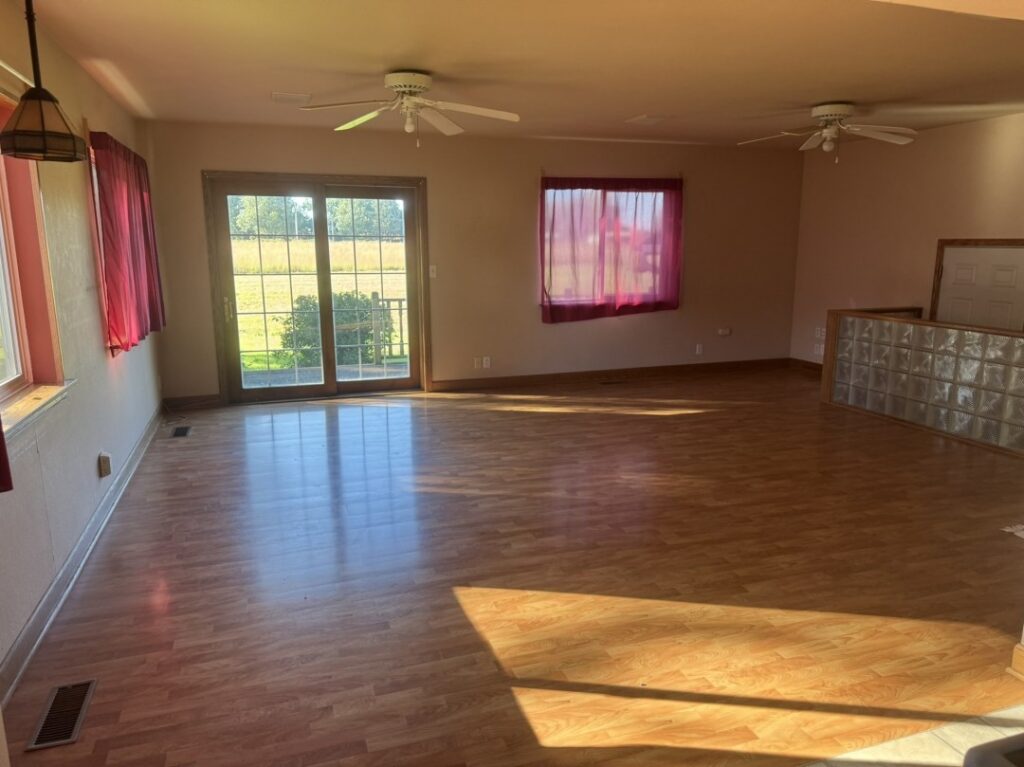 Deck Entrance/Living Space